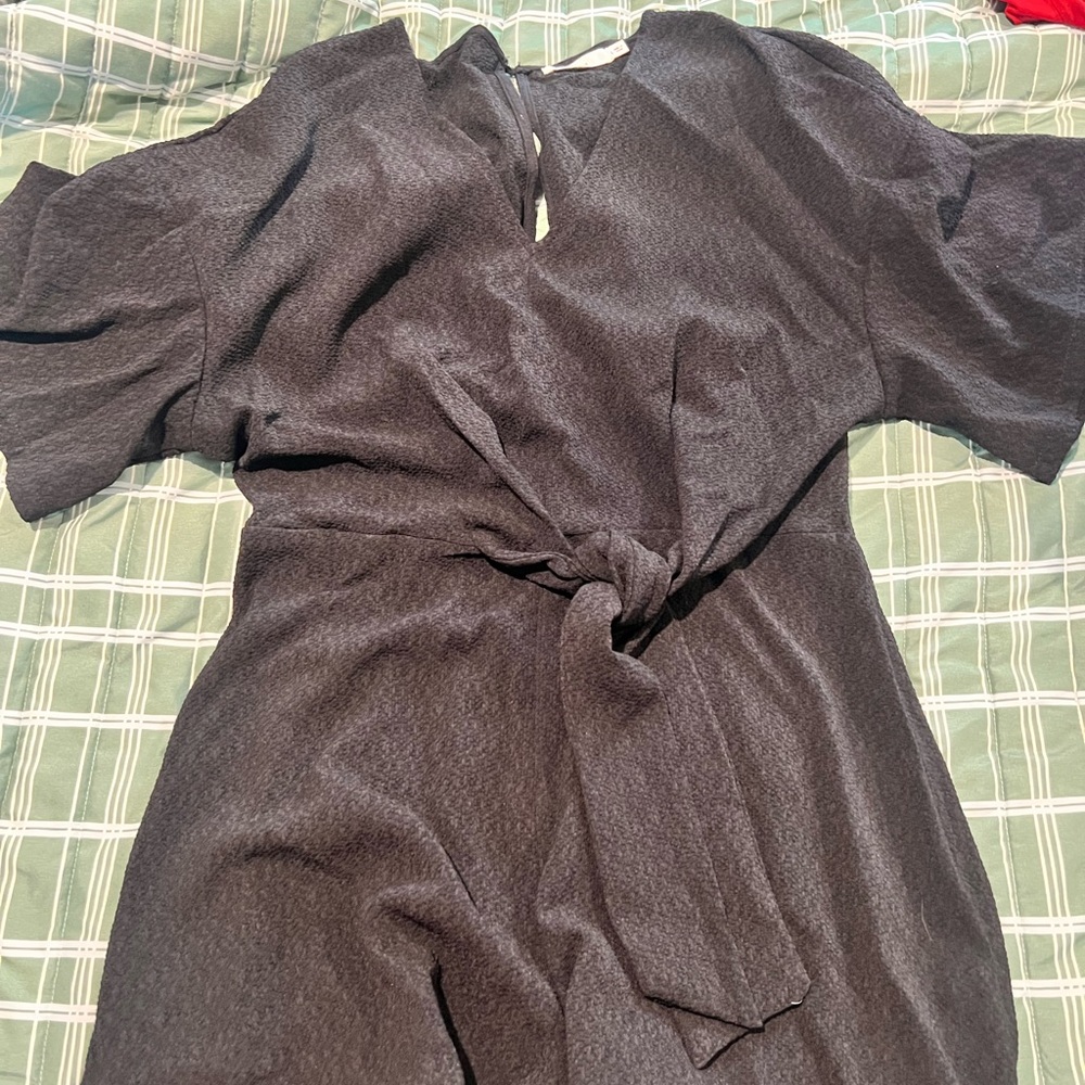 Elegant Black Wrap Romper